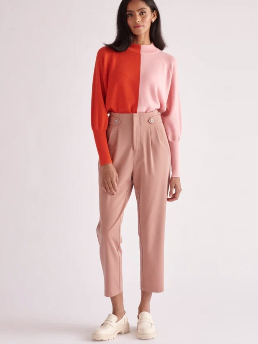 Paise London "The Button Detail Trousers" - Size 10 - NWT